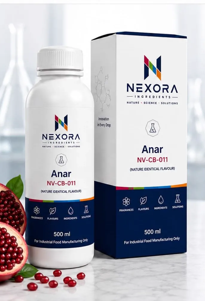Anar NV-CB-011, Nexora Ingredients bottle and box